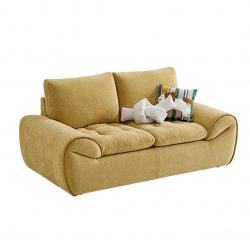 Диван на 2 места Xiaomi Linsy Сorduroy Sofa With High Backrest 1850 mm Honey Yellow (BS692-B)