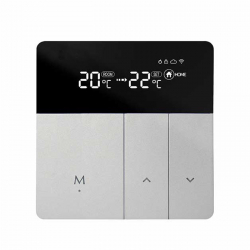 Умный термостат для электрической системы отопления Xiaomi Heatcold Smart Electric Heating Thermostat Silver (TH123E)