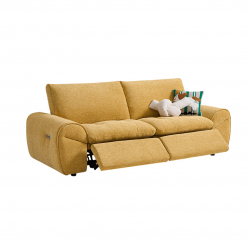 Диван-реклайнер на 2 места Xiaomi Linsy Two Seat Electric Power Lift Recliner Sofa 2380 mm Honey Yellow (G692-B)
