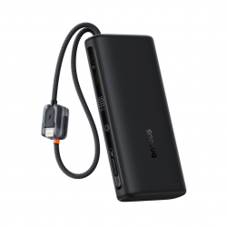 Внешний аккумулятор Baseus Power Bank With Digital Display Dual Cable Version 20000 mAh 100W Black (E0028E)