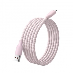 Кабель Xiaomi Magnetic Fast Charging Data Cable USB-A to USB-C 6A 1m Pink