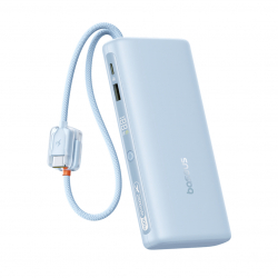 Внешний аккумулятор Baseus Power Bank With Digital Display Dual Type-C Version 20000 mAh 100W Blue (E0028N)