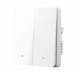 Умный выключатель двухклавишный Xiaomi Gosund Smart Wall Switch White (S5AM)