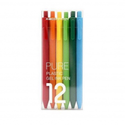 Комплект гелевых ручек Xiaomi KACO Pure Plastic Gelic Pen (12 шт)