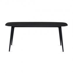 Стол обеденный со столешницей из керамогранита Xiaomi Yang Zi Seashell Rock Plate Dining Table 1.6 m Reef Black