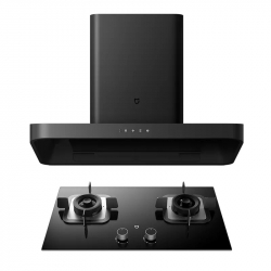Комплект кухонной вытяжки и газовой плиты Xiaomi Mi Home Internet Smoke Cooker Kit Black (CXW-260-MJ01)