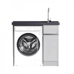 Тумба со встроенной раковиной и отсеком для стиральной машины Xiaomi Diiib Stainless Steel Washing Machine Cabinet Right 1000mm