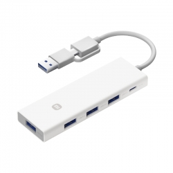 Адаптер-хаб Xiaomi Multifunctional HUB 4-in-1 Dual Head Splitter Type-C/USB3.0 to 4xUSB3.0+DC IN (XMSTFXQ01YM)