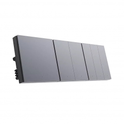 Умный настенный выключатель Aqara Smart Wall Switch H1 Pro (двойной с нулевой линией) Black (QBKG31LM)