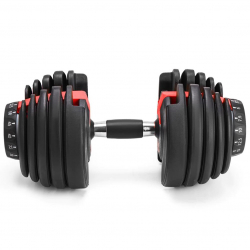 Гантель разборная со ступенчатой регулировкой Proxima Weight Adjustable Dumbbell Fitness Workouts Black (4.5-40 кг)