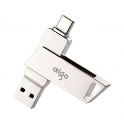 USB-Flash-накопитель Xiaomi Aigo Patriot Dual Interface Metal U Disk Type-C-USB 64GB (U350)