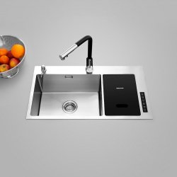 Умная кухонная мойка с ультразвуковой технологией мытья со смесителем Xiaomi Mensarjor Kitchen Sink With Smart Washing Machine (JBS2T-M1)