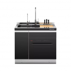 Модульная кухонная мойка с посудомоечной машиной Xiaomi Mensarjor Modular Integrated Water Tank 900mm Flag Ship Models (версия с измельчителем отходов, водоочистителем и мусоропроводом) JJS-90D01-DWF