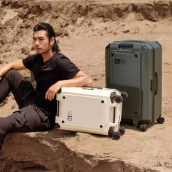 Чемодан Xiaomi UREVO Suitcase Sahara Army 20 дюймов Black