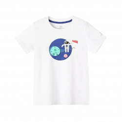 Непромокаемая детская футболка Xiaomi Supield Technology Pure Cotton Hydrophobic Anti-Fouling T-Shirt Model Space (размер 130)