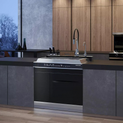 Модульная кухонная мойка с посудомоечной машиной Xiaomi Mensarjor Smart Integrated Sink Dishwasher Integrated Cabinet Stainless Steel Double Tank Standard Model (стандартная версия с ультразвуковой очисткой) (JJS-90S02U-D)