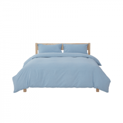 Постельное белье из хлопка и льна Xiaomi 8H Natural Linen Cotton Set J6 1.2m Denim Blue