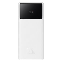 Внешний аккумулятор Xiaomi Baseus Star-Lord Digital Display Fast Charge Power Bank 30000 mAh 22.5W White (PPXJ30)