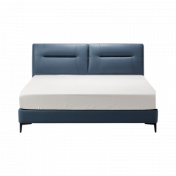 Двуспальная кровать Xiaomi 8H Sugar Fashion Soft Leather Soft Bed 1.8m Mist Blue (JMP5) (без матраса)