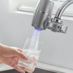 Фильтр-насадка на кран Xiaomi Xiaozhi Drinking Faucet Water Purifier Titanium Gray ( LJ107) ( 3 картриджа в комплекте)