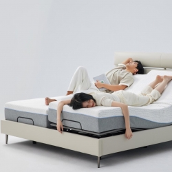 Умная двуспальная кровать Xiaomi 8H Twins Dual Zone Intelligent Split Electric Bed 1.8 m Beige (умное основание DT8 и ортопедический матрас TZ)