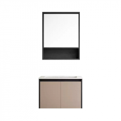 Комплект мебели для ванной комнаты Тумба и навесной шкаф Xiaomi Diiib Magnolia Slate Bathroom Cabinet 600mm (DXG78001-1031) (с керамической раковиной, без смесителя)