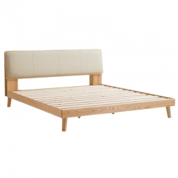 Двуспальная кровать Xiaomi Linsy Solid Wood Bed Soft-Packed 1.8 m White (LH009A1-A) (без матраса)