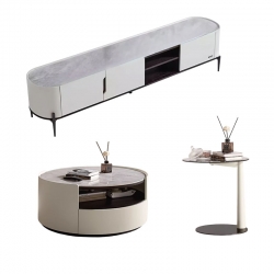 Комплект журнальный столик, приставной столик и тумба под телевизор 180 см Xiaomi Linsy Set Of Coffee Table, Side Table And TV Stand (NV1L-B+ NV1J-B1+ NV1M-B)