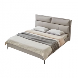 Двуспальная кровать Xiaomi Linsy Soft Double Cowhide Bed 1.8 m Grey (PC365-A) (без матраса)