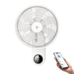 Умный двухслойный настенный вентилятор Xiaomi JIPIN Instant Intelligent Circulation Fan 15 Blades 34cm