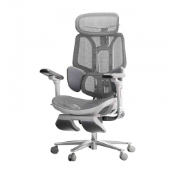 Офисное кресло с подставкой для ног Xiaomi HBADA Ergonomic Computer Chair E3 Pro 4.0 Version 2024 White (E301WPE) (Уценка)