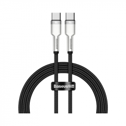 Кабель Baseus Cafule Series Metal Data Cable Type-C to Type-C 100W 2m Black (CATJK-C01)