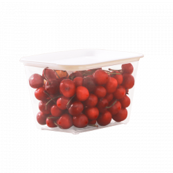 Набор прямоугольных контейнеров Xiaomi Jubilee Dragon Kitchen Transparent Refrigerator Rectangular Storage Box 1850 мл (3шт.)