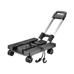 Складная четырехколесная тележка Xiaomi Qia Dao Folding Push-pull Flatbed Cart Four-wheel Model (E003B)