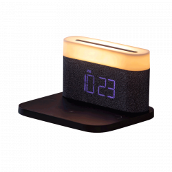 Ночник-будильник с беспроводной зарядкой Xiaomi VFZ Wireless Magnetic Charging Alarm Clock Black (C-WCLL-CO2)