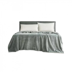 Теплый антибактериальный плед Xiaomi Como LIiving Warm Fleece Antibacterial Blanket Olive Green (180х200 см)
