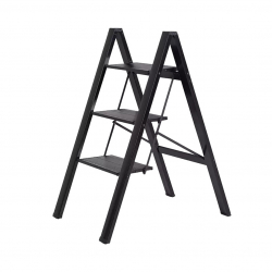 Трехступенчатая складная лестница Xiaomi Mr. Bond Herringbone Household Folding Ladder Black
