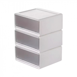 Набор из трех ящиков для хранения Xiaomi Quange Full Storage Drawer Cabinet L size (SN010402)