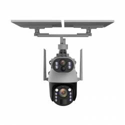 IP-камера на солнечных батареях YouSmart Dual Lens Solar Wireless PTZ Security Zoom Camera Wi-Fi White/Black (Q5MAX Plus 2025)