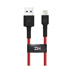 Кабель USB-Lightning for Apple iphone all ZMi AL823 Kevlar Red 30 см
