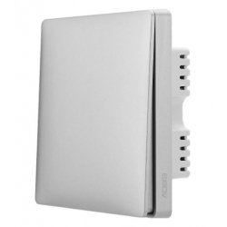 Умный выключатель Xiaomi Aqara Smart Light Switch ZigBee Version (Одинарный без нулевой линии) Grey (QBKG04LM)