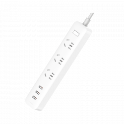 Сетевой фильтр Xiaomi Mi Power Strip 3 розетки и 3 USB порта White (XMCXB01QMN)