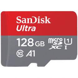 Карта памяти MicroSD SanDisk Ultra 128GB (SDSQUAR-128G-GN6MA)