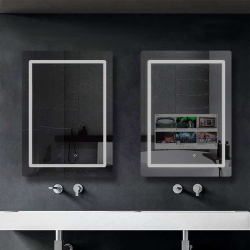 Умное зеркало с сенсорным экраном YouSmart Rectangular Smart Touch Screen Mirror 600х800mm (3120-L-6080-U)