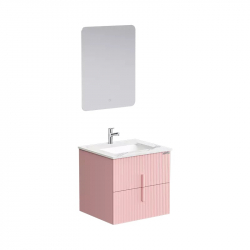 Тумба для ванной комнаты с зеркалом Xiaomi Diiib CoCo Slate Bathroom Cabinet Mirror 600mm (DXYSG004-600) (с керамической раковиной, без смесителя)