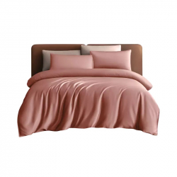 Постельное белье из хлопка Xiaomi Deep Sleep Luxury Sateen Kits 1.5m Pink