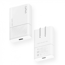 Ультратонкое сетевое зарядное устройство Xiaomi Cuktech Ultra-thin Fast Charger White 65W (AC65B)