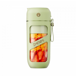 Беспроводная соковыжималка – блендер Xiaomi Zhenmi Vacuum Crushed Ice Juicer Cup Avocado Green 380 ml (ZMGZ-J9A)
