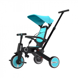 Детский трехколесный велосипед-трансформер Xiaomi Bebehoo Multifunctional Children Tricycle Standard Blue (SL-168)