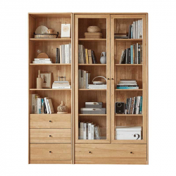 Комплект шкафов Xiaomi Linsy Set Of Combined Showcase Cabinet 1600 mm Raw Wood Color (PK2X-A + PK2X-A)